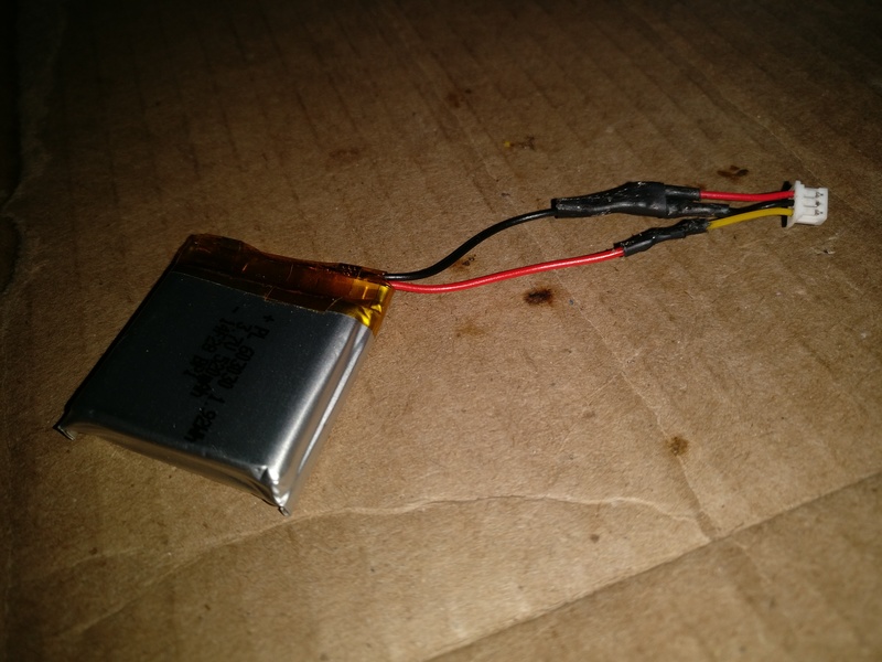 Battery all soldered